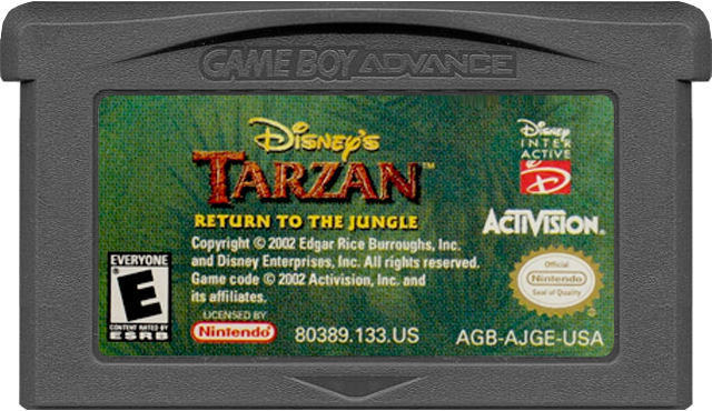 Disneys Tarzan Return to the Jungle - GAMEBOY ADVANCE