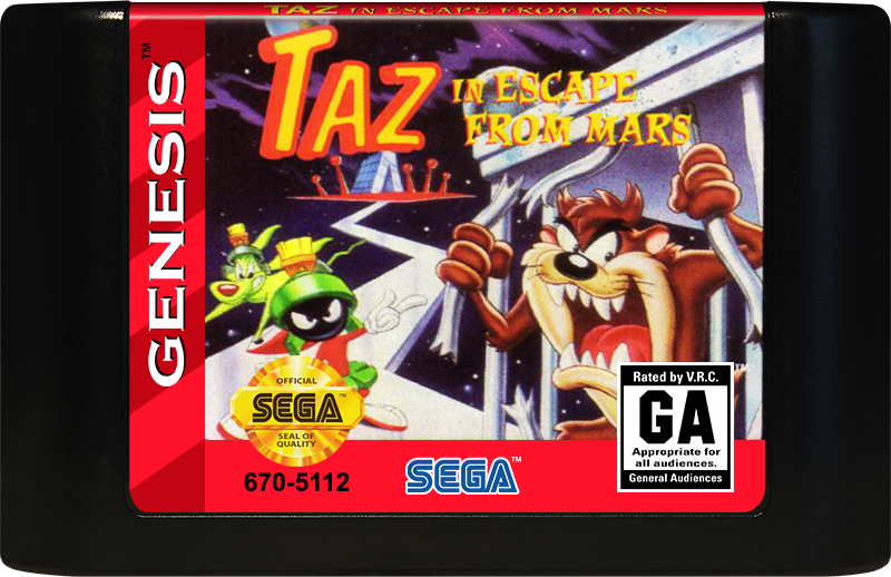 Taz In Escape From Mars - SEGA GENESIS
