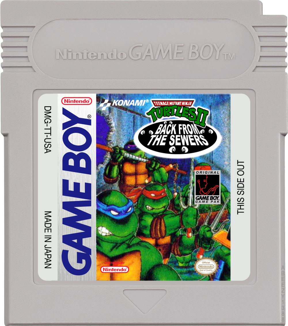 Teenage Mutant Ninja Turtles II Back Fro - GAMEBOY
