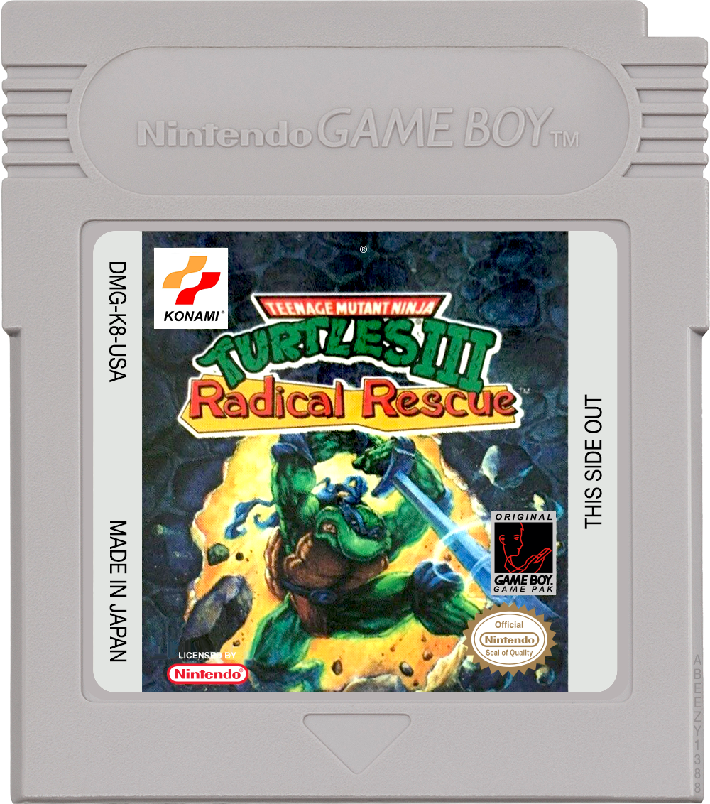 Teenage Mutant Ninja 3 Radical Rescue - GAMEBOY