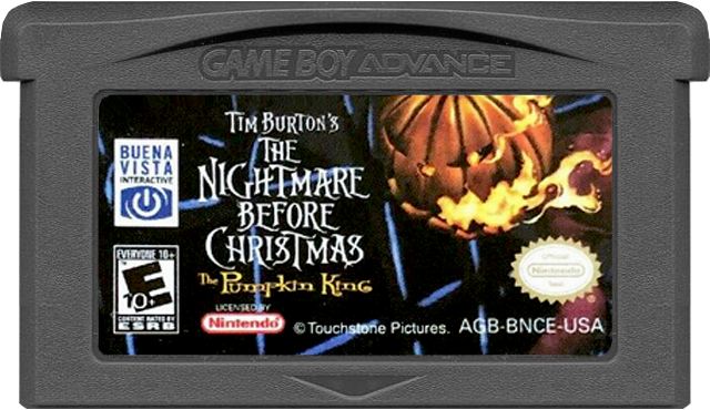 Nightmare Before Christmas Pumpkin King - GAMEBOY ADVANCE