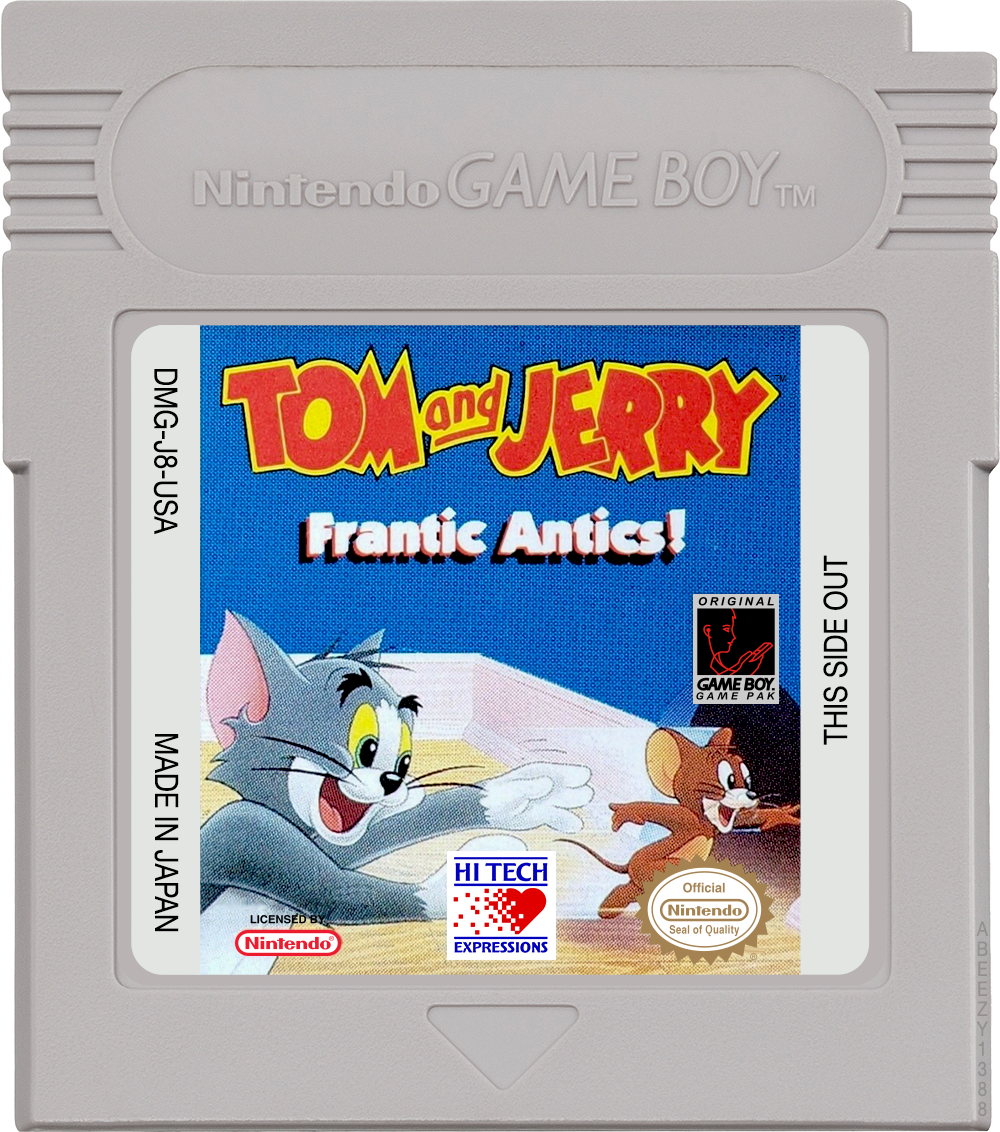 TOM AND JERRY FRANTIC ANTICS - GAMEBOY