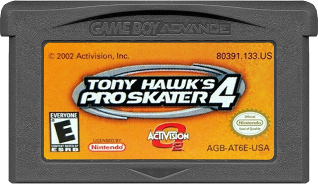 Tony Hawks Pro Skater 4 - GAMEBOY ADVANCE