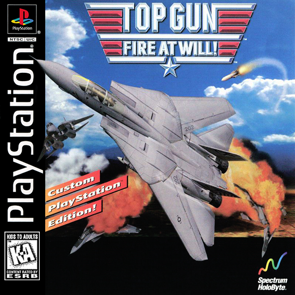 TOP GUN: FIRE AT WILL - PLAYSTATION