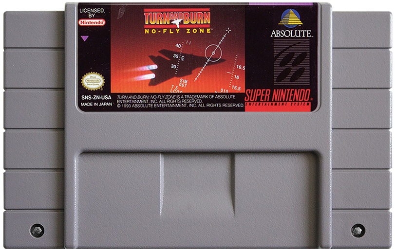 Turn And Burn No Fly Zone - SNES