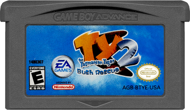 TY 2-Tasmanian Tiger Bush Rescue - GAMEBOY ADVANCE