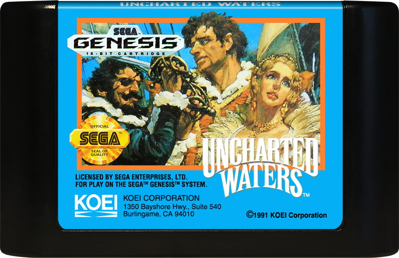 UNCHARTED WATERS - SEGA GENESIS