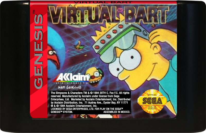 Virtual Bart - SEGA GENESIS