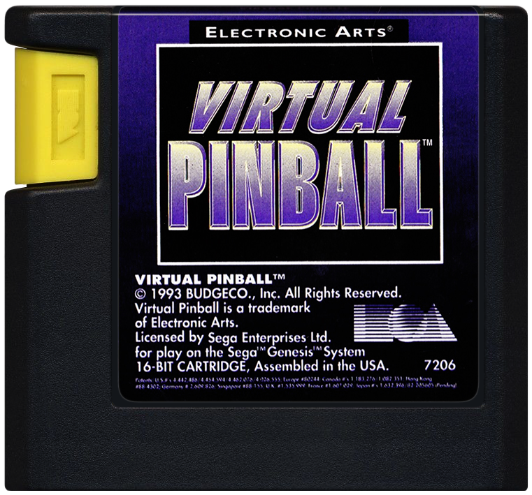 Virtual Pinball - SEGA GENESIS