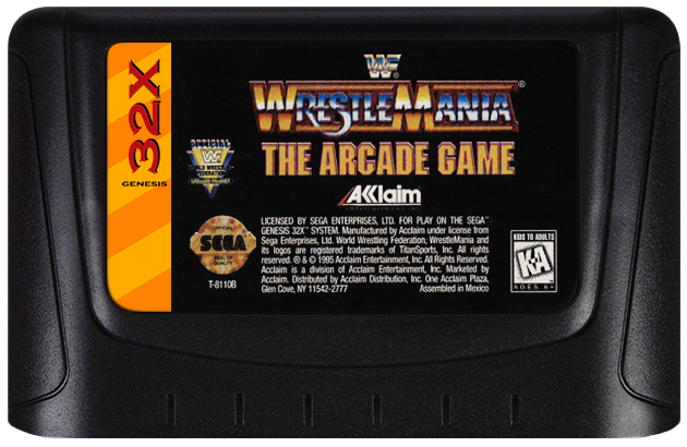 WWF Wrestle Mania The Arcade Game - SEGA 32X
