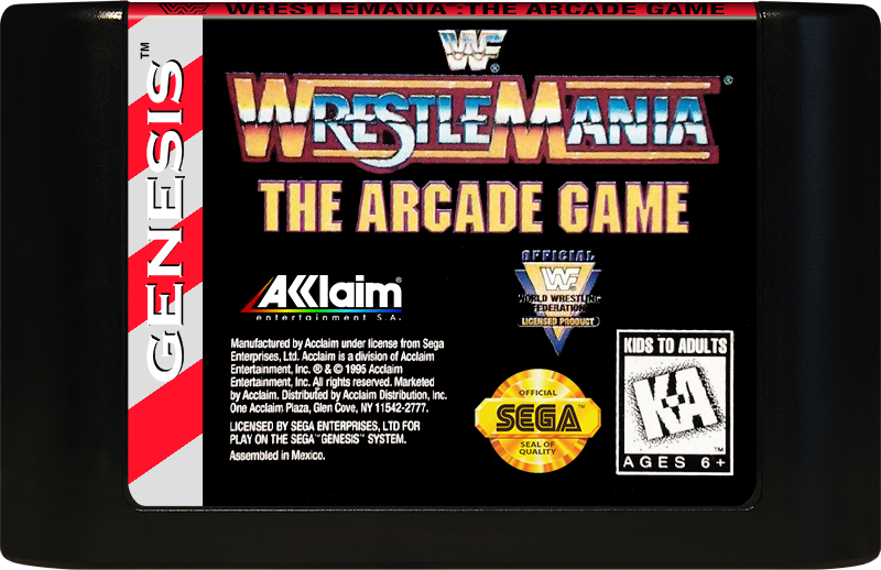 WWF Wrestlemania The Arcade Game - SEGA GENESIS