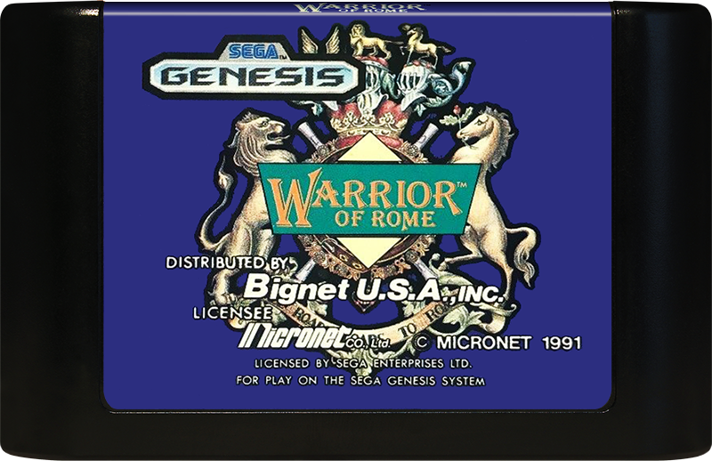 Warrior of Rome - SEGA GENESIS