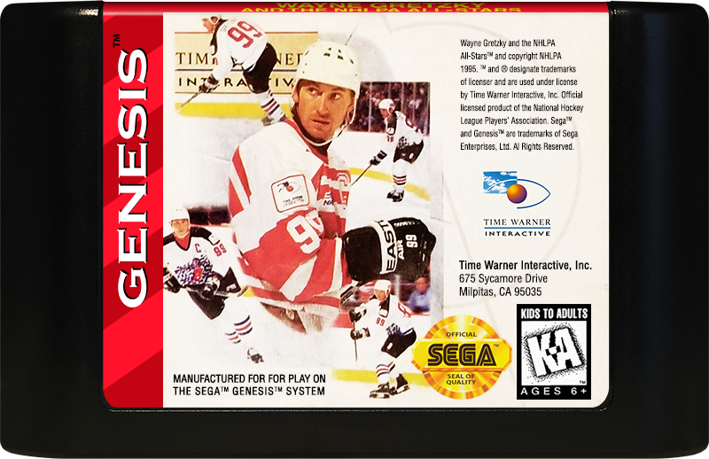 Wayne Gretzky And The PA All Stars - SEGA GENESIS