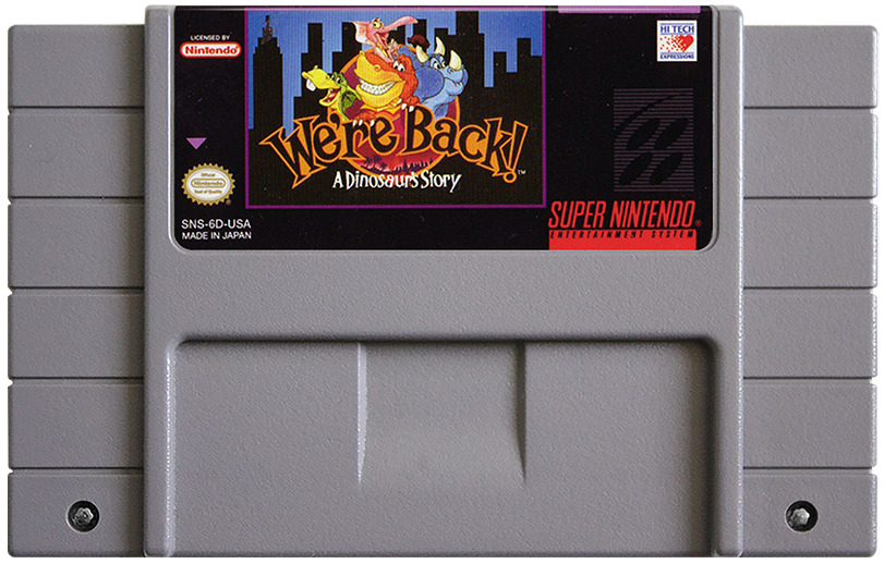 WERE BACK A DINOSAURS STORY - SNES
