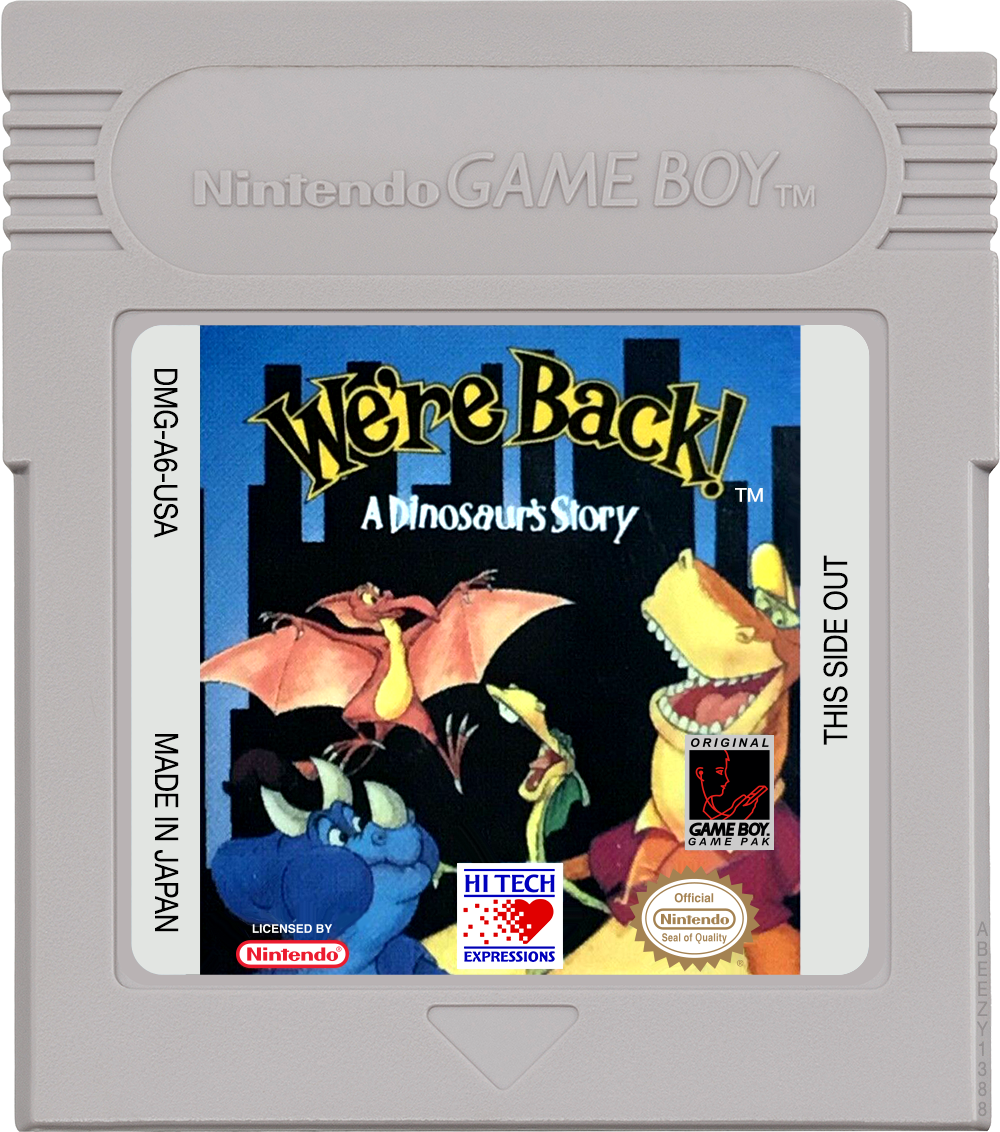 Were Back A Dinosaurs Story - GAMEBOY