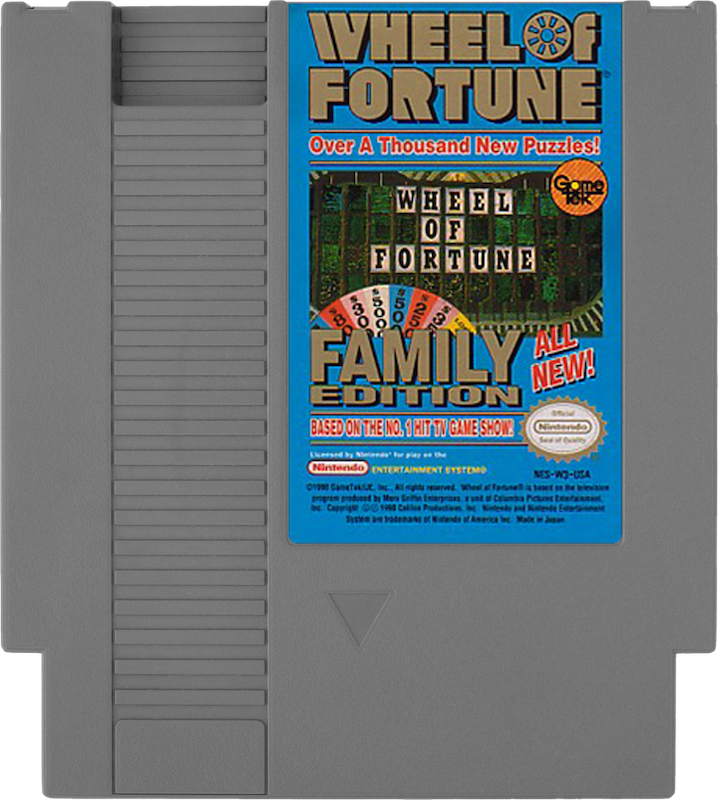 Wheel Of Fortune Family Edition - NINTENDO 8 BIT