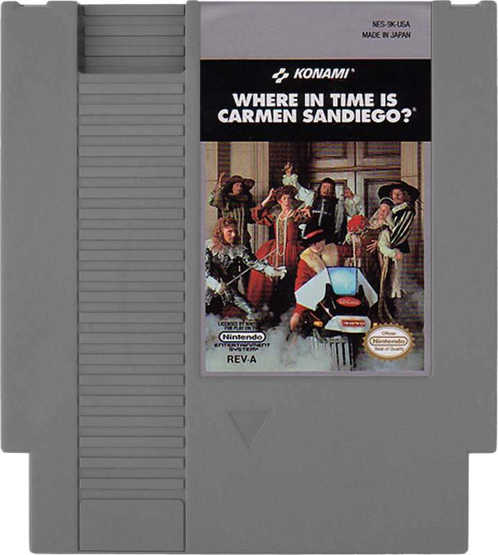 Where In Time Is Carmen Sandiego - NINTENDO 8 BIT