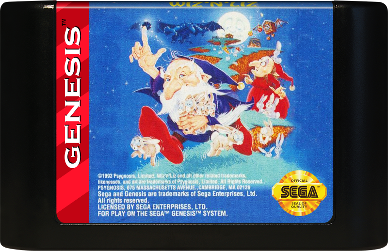 Wiz N Liz - SEGA GENESIS