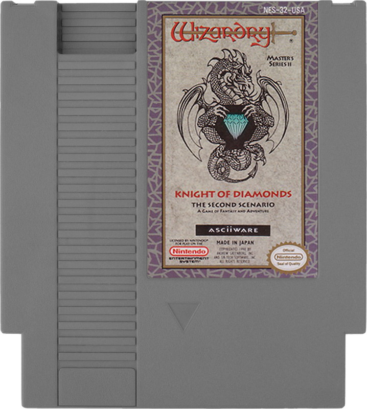 Wizardry II Knight of Diamonds - NINTENDO 8 BIT