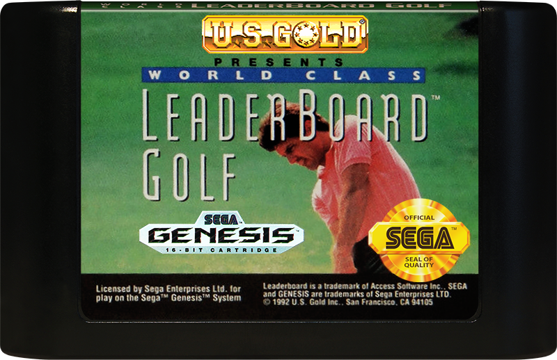 World Class Leaderboard Golf - SEGA GENESIS