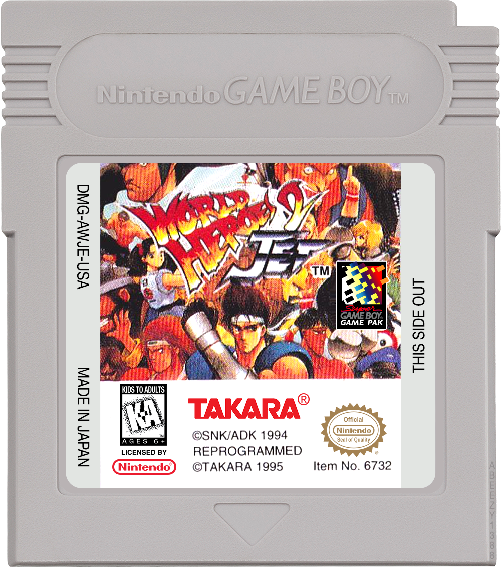 World Heroes 2 Jet - GAMEBOY