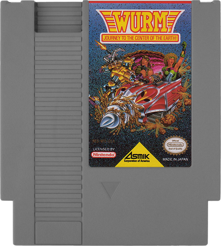 Wurm Journey To The Center Of The Earth - NINTENDO 8 BIT