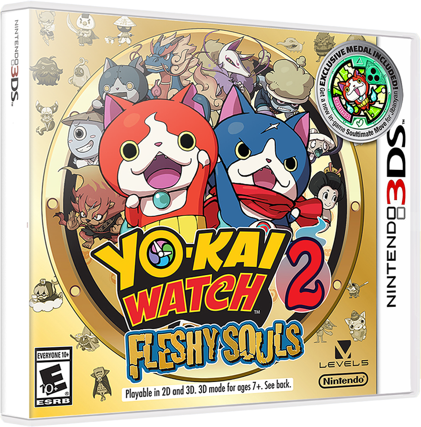 YO-KAI WATCH 2 FLESHY SOULS - NINTENDO 3DS