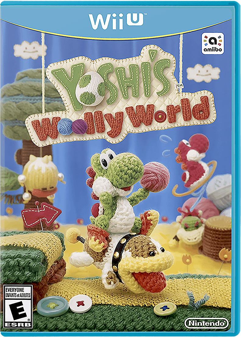 YOSHIS WOOLLY WORLD W/BLUE YARN YOSHI - WII U
