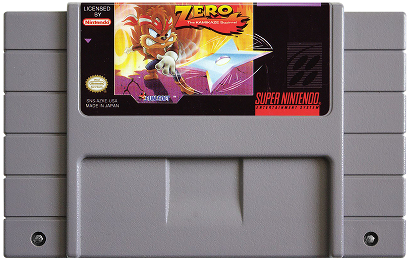 ZERO THE KAMIKAZE SQUIRREL - SNES