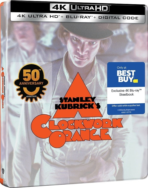 A CLOCKWORK ORANGE (1971: 4K/BLU-RAY) - 4K/BLU-RAY