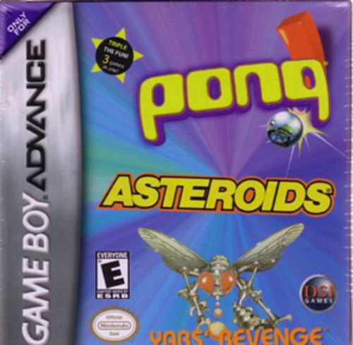 PONG ASTEROIDS YARS REVENGE - GAMEBOY ADVANCE