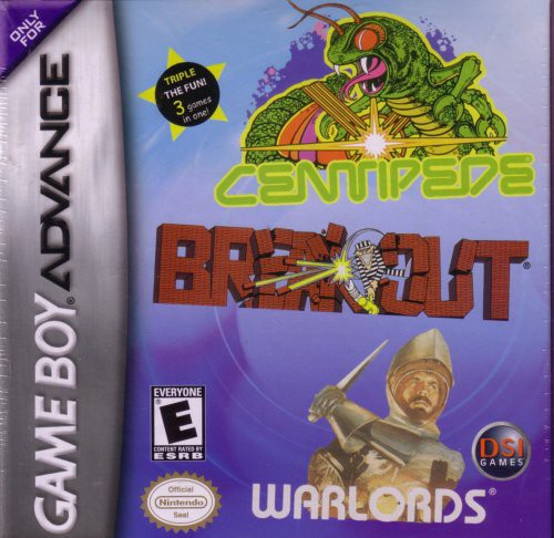 Centipede/Breakout/Warlords - GAMEBOY ADVANCE