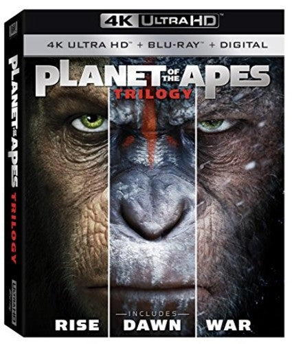 PLANET OF THE APES TRILOGY (4K/BLU-RAY) - 4K/BLU-RAY