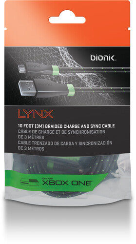 CABLE: LYNX CHARGE CABLE (10FT) - XBOX ONE: CABLE