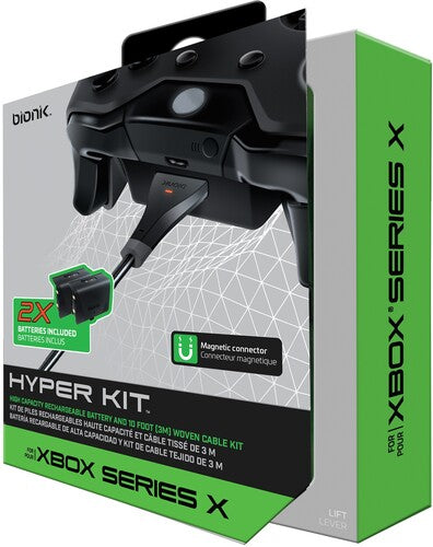POWER: HYPER KIT X (CABLE/2 BATTERY) - XBOX ONE SERIES X: POWER