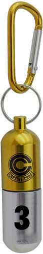 KEYCHAIN: YELLOW CAPSULE - DRAGONBALL Z
