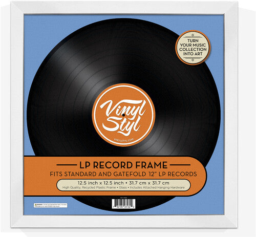LP/RECORD FRAME (12.5 X 12.5: WHITE) - FRAME: ALBUM (VINYL STYL)