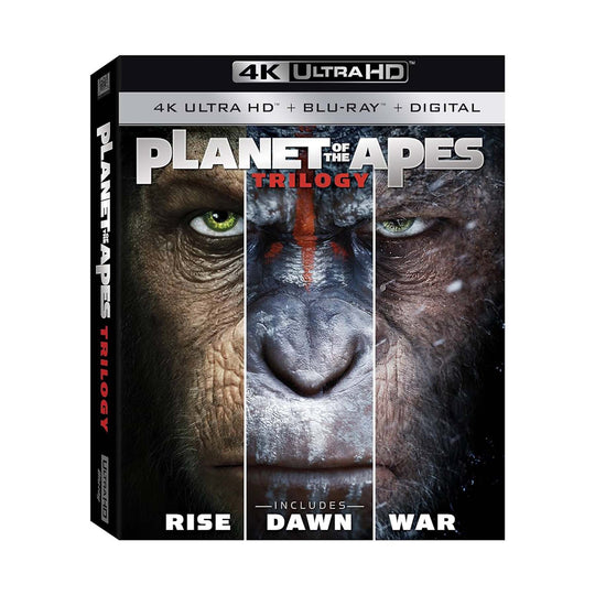 PLANET OF THE APES TRILOGY (4K/BLU-RAY) - 4K/BLU-RAY