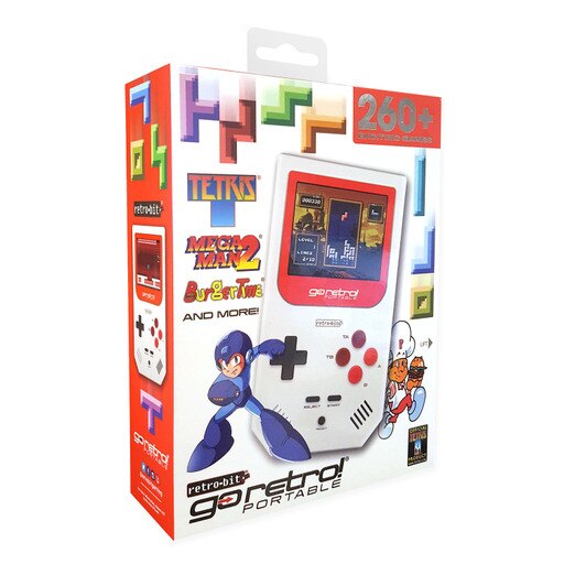 GO RETRO PORTABLE: RED/WHITE