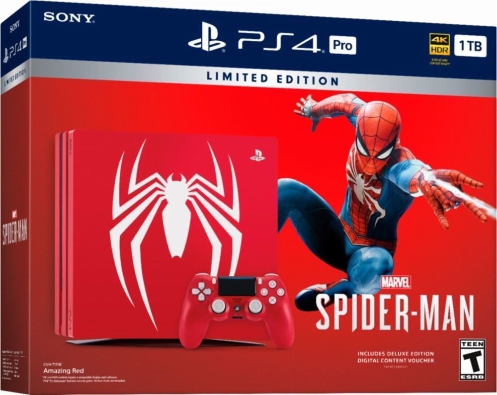 PS4 1TB PRO SPIDER-MAN BUNDLE L.E. - GAME SYSTEM