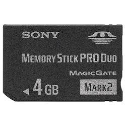 MEMORY CARD: STICK PRO DUO (4GB) - PSP: MEMORY