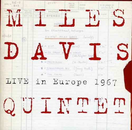 LIVE IN EUROPE 1967 - CD
