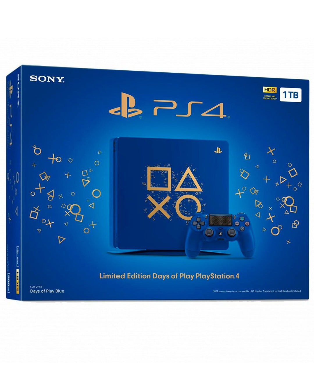 PS4 1TB HDR BLUE LIMITED EDITION - GAME SYSTEM