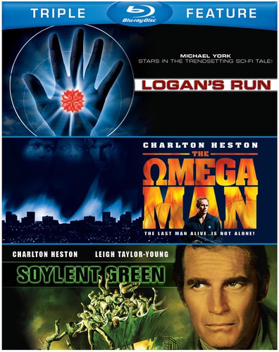 LOGANS RUN/OMEGA MAN/SOYLENT GREEN - BLU-RAY