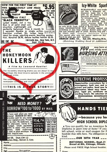 THE HONEYMOON KILLERS - DVD