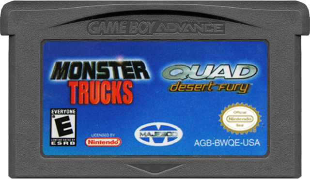 Monster Trucks/ Quad Desert Fury - GAMEBOY ADVANCE