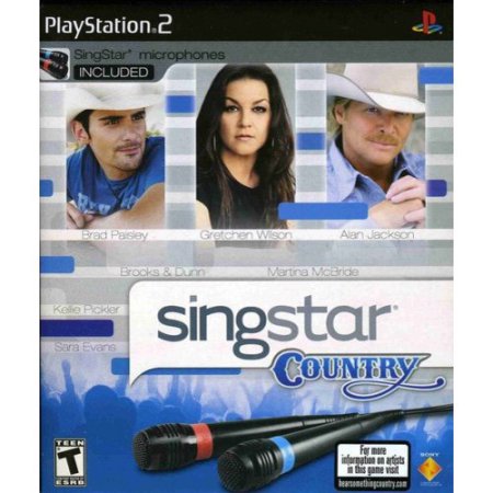 Singstar Country w/ Mic - PLAYSTATION 2