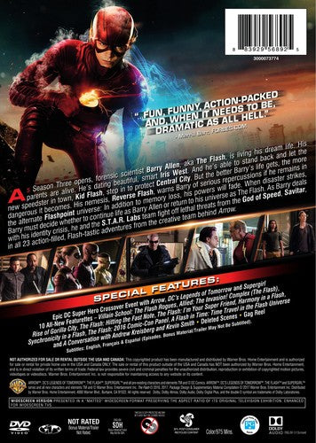 COMPLETE THIRD SEASON (6 DVD) - THE FLASH