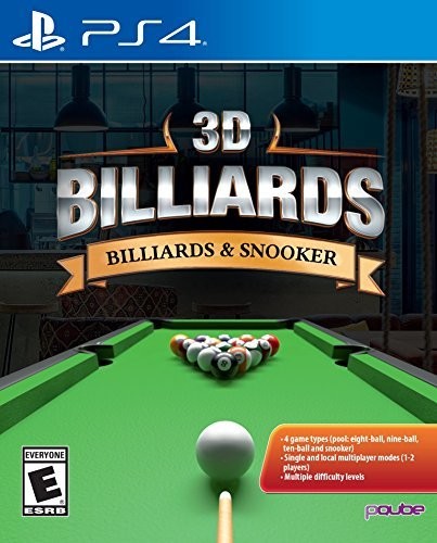 3D BILLARDS: BILLARDS & SNOOKER - PS4