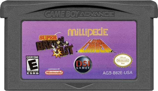 Super Breakout/Lunar Lander/Millipede - GAMEBOY ADVANCE